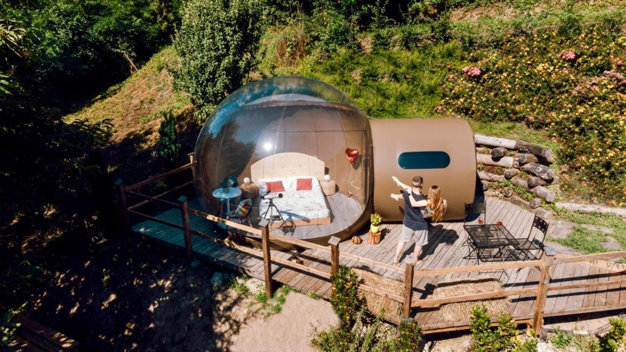 Maso La Marianna Bubble Glamping In Trentino Bed & Breakfast Sant'Orsola Exterior foto