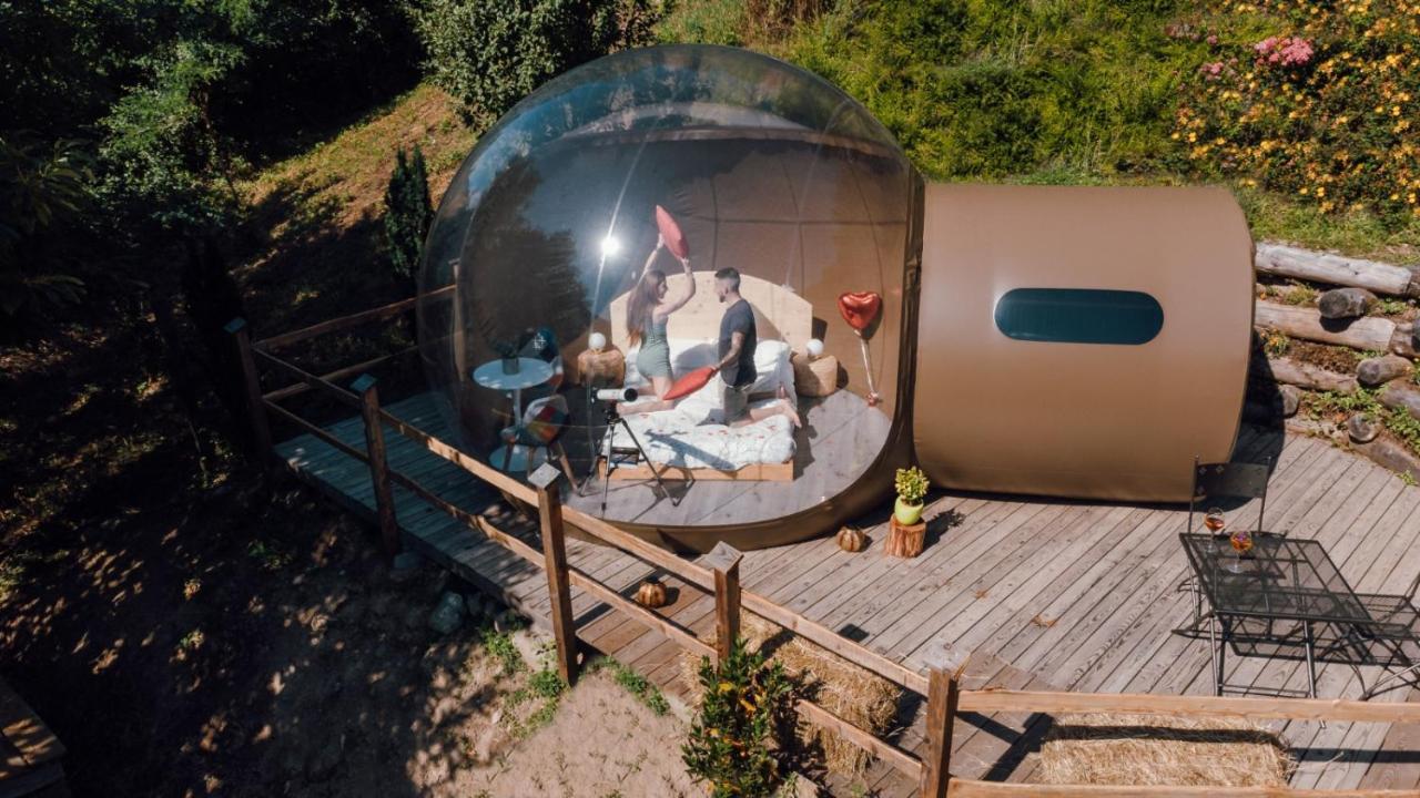 Maso La Marianna Bubble Glamping In Trentino Bed & Breakfast Sant'Orsola Exterior foto